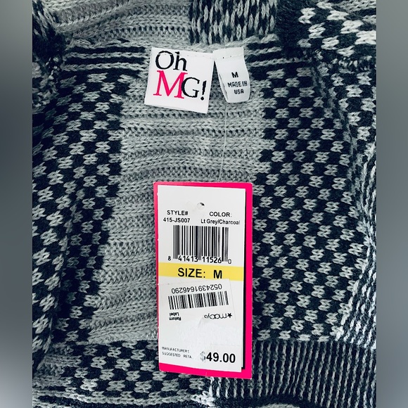 Open Striped Cardigan w/ Fringe Hem - NWT - Picture 9 of 13